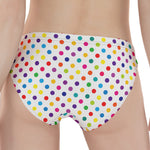 Colorful Polka Dot Pattern Print Women's Panties