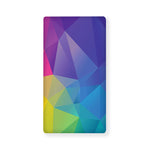 Colorful Polygonal Geometric Print Baby Crib Sheet