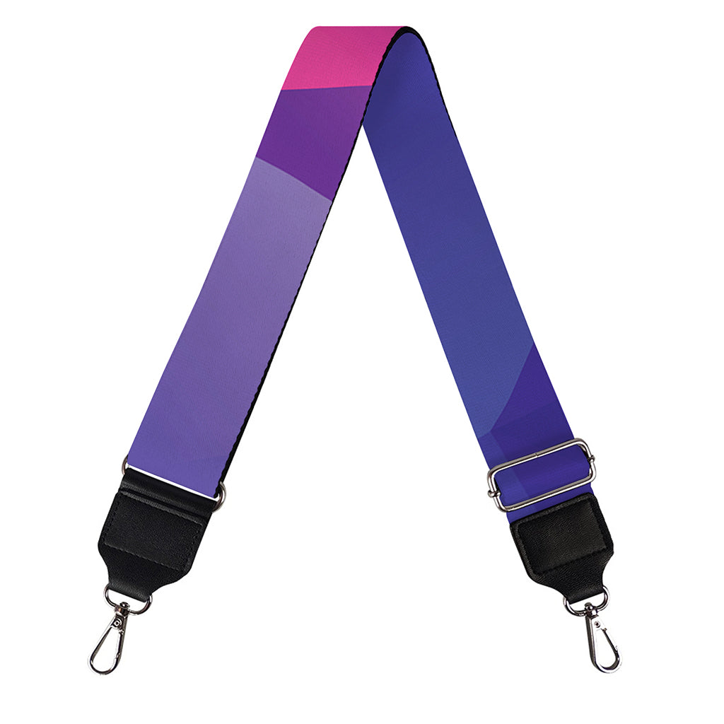 Colorful Polygonal Geometric Print Bag Strap