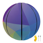 Colorful Polygonal Geometric Print Basketball