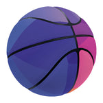 Colorful Polygonal Geometric Print Basketball