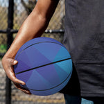Colorful Polygonal Geometric Print Basketball