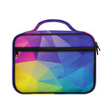 Colorful Polygonal Geometric Print Briefcase Bible Bag