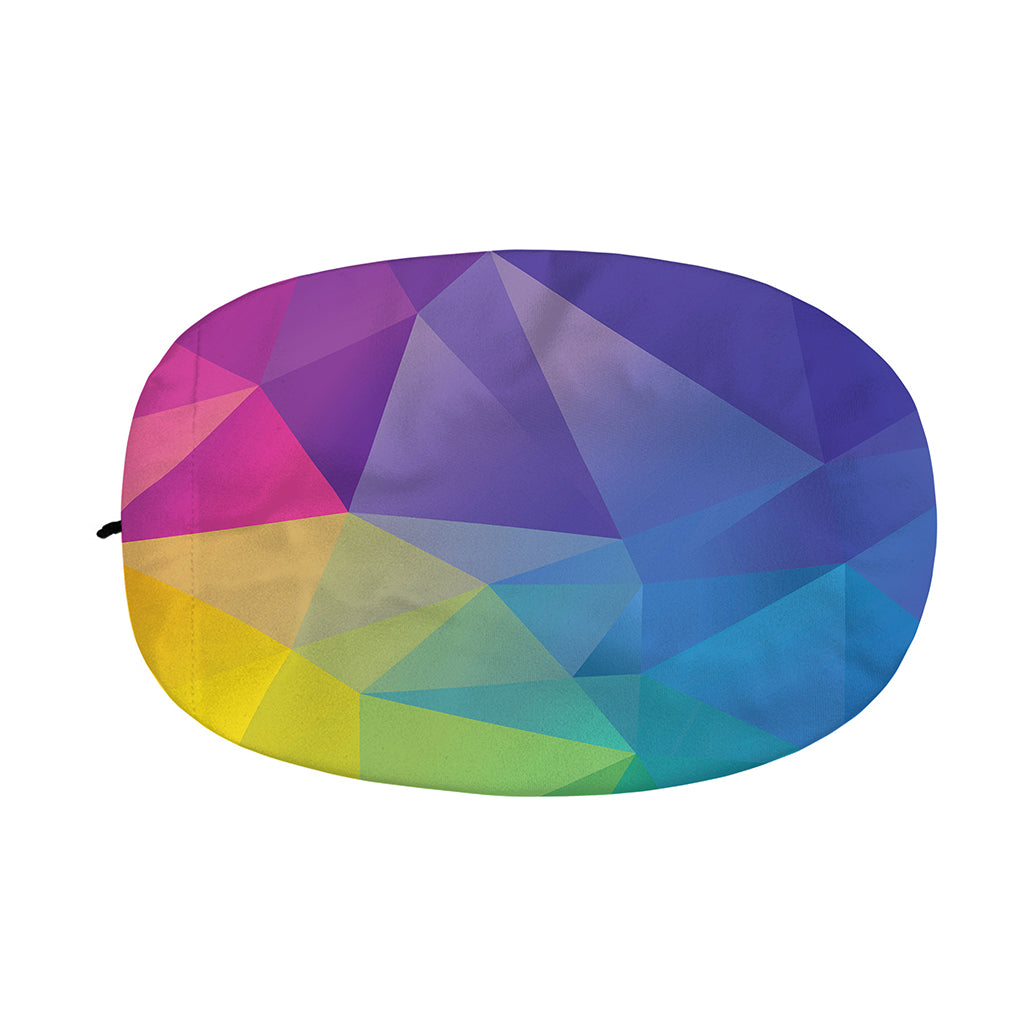 Colorful Polygonal Geometric Print Car Side Mirror Covers