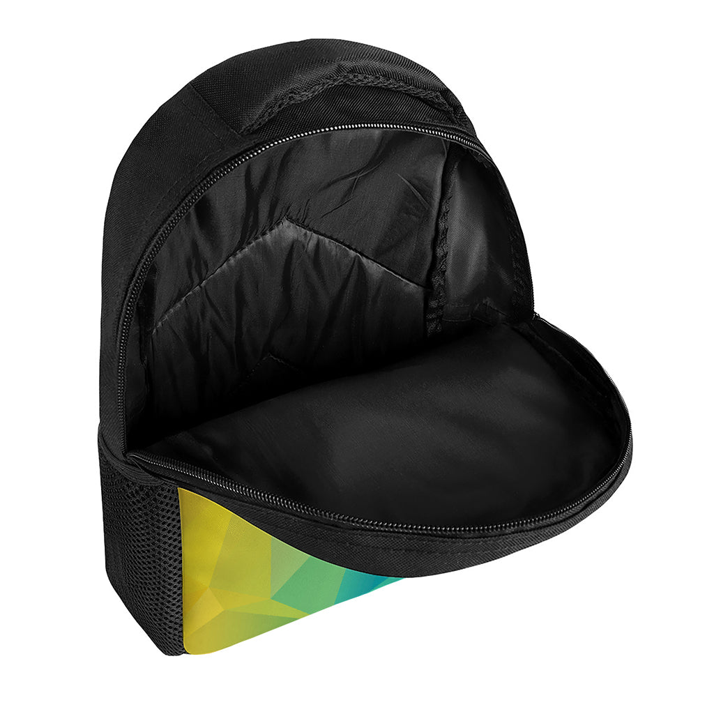 Colorful Polygonal Geometric Print Casual Backpack