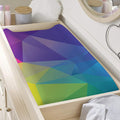 Colorful Polygonal Geometric Print Changing Pad Cover