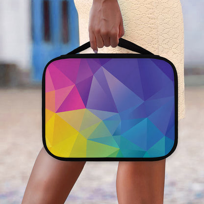Colorful Polygonal Geometric Print Classic Bible Case