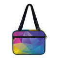 Colorful Polygonal Geometric Print Double Strap Bible Bag