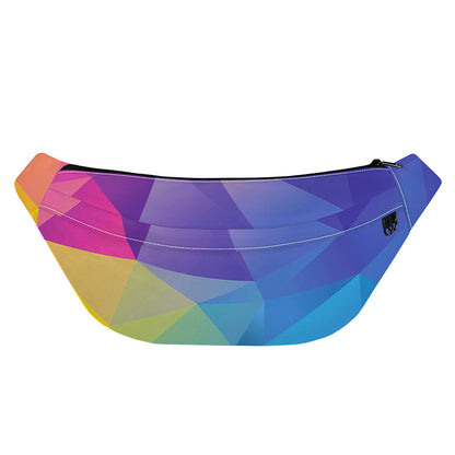 Colorful Polygonal Geometric Print Fanny Pack