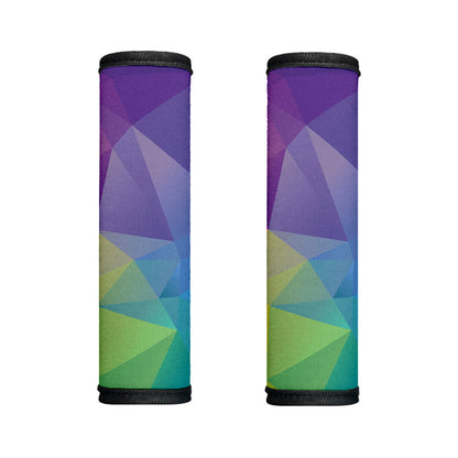 Colorful Polygonal Geometric Print Handle Covers