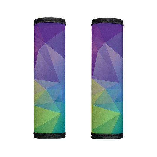 Colorful Polygonal Geometric Print Handle Covers