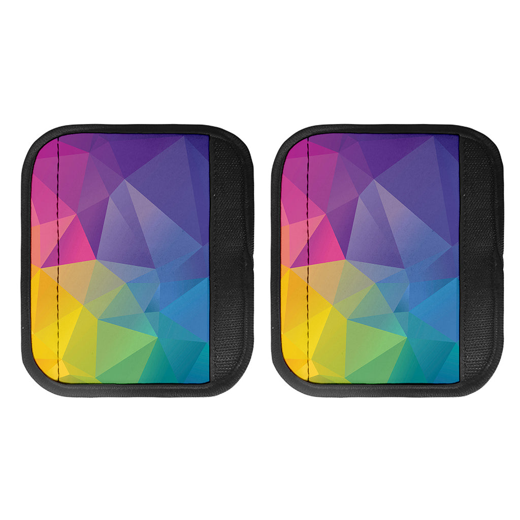 Colorful Polygonal Geometric Print Handle Covers