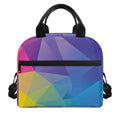 Colorful Polygonal Geometric Print Insulated Lunch Bag