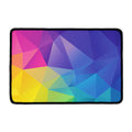 Colorful Polygonal Geometric Print Kitchen Mat
