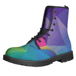 Colorful Polygonal Geometric Print Backpack