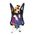 Colorful Polygonal Geometric Print Pet Carrier Backpack