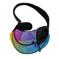 Colorful Polygonal Geometric Print Pet Sling Carrier