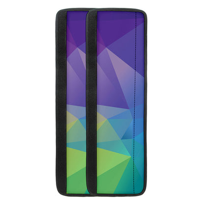 Colorful Polygonal Geometric Print Refrigerator Handle Covers