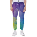 Colorful Polygonal Geometric Print Joggers