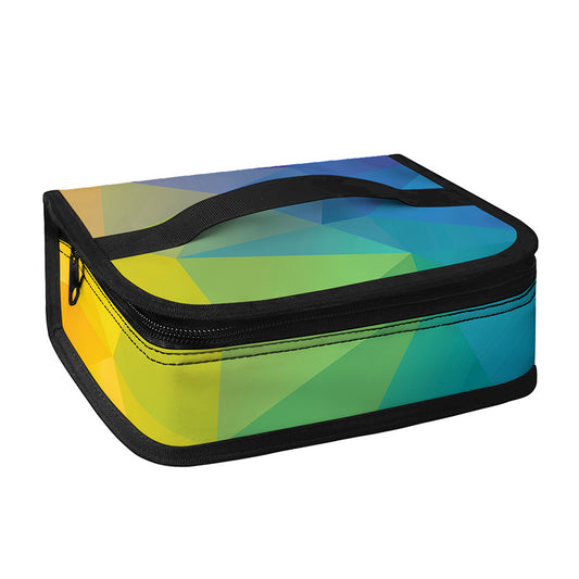 Colorful Polygonal Geometric Print Small Lunch Bag