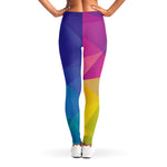 Colorful Polygonal Geometric Print Women's Leggings