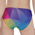 Colorful Polygonal Geometric Print Women's Panties