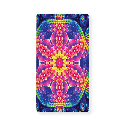 Colorful Psychedelic Kaleidoscope Print Baby Crib Sheet