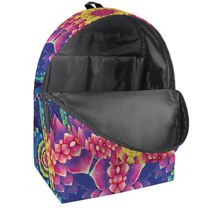 Colorful Psychedelic Kaleidoscope Print Backpack