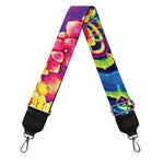 Colorful Psychedelic Kaleidoscope Print Bag Strap