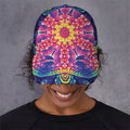 Colorful Psychedelic Kaleidoscope Print Baseball Cap