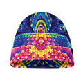 Colorful Psychedelic Kaleidoscope Print Beanie