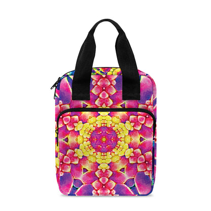 Colorful Psychedelic Kaleidoscope Print Bible Tote Bag