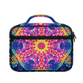 Colorful Psychedelic Kaleidoscope Print Briefcase Bible Bag