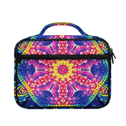 Colorful Psychedelic Kaleidoscope Print Briefcase Bible Bag