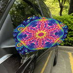 Colorful Psychedelic Kaleidoscope Print Car Side Mirror Covers