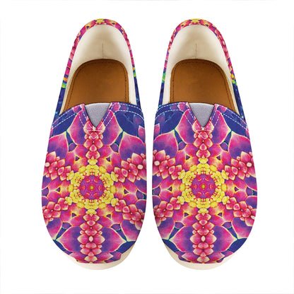 Colorful Psychedelic Kaleidoscope Print Casual Shoes