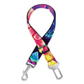 Colorful Psychedelic Kaleidoscope Print Dog Seat Belt