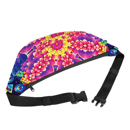 Colorful Psychedelic Kaleidoscope Print Fanny Pack