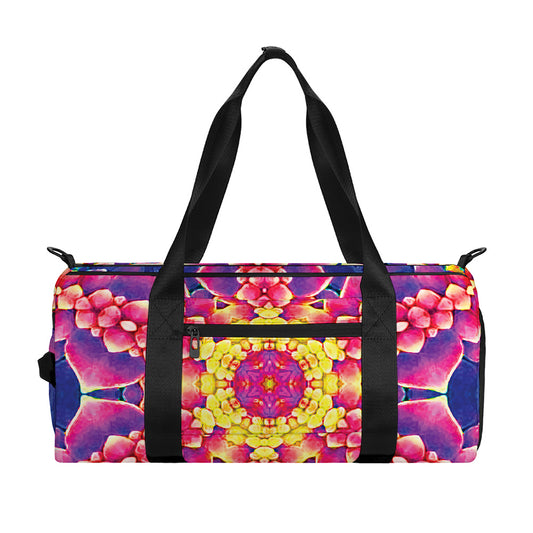 Colorful Psychedelic Kaleidoscope Print Gym Bag