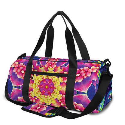 Colorful Psychedelic Kaleidoscope Print Gym Bag