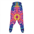 Colorful Psychedelic Kaleidoscope Print Hammer Pants