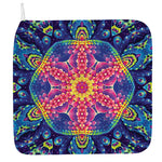 Colorful Psychedelic Kaleidoscope Print Hand Towel