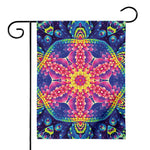 Colorful Psychedelic Kaleidoscope Print House Flag
