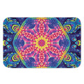 Colorful Psychedelic Kaleidoscope Print Indoor Door Mat
