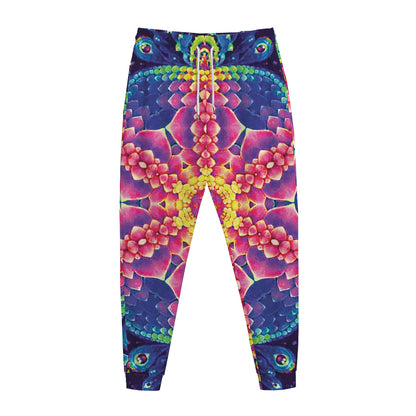 Colorful Psychedelic Kaleidoscope Print Jogger Pants