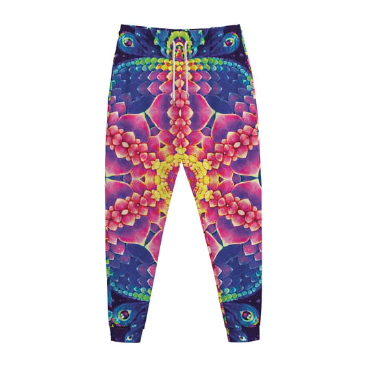 Colorful Psychedelic Kaleidoscope Print Jogger Pants