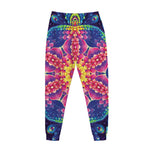 Colorful Psychedelic Kaleidoscope Print Jogger Pants