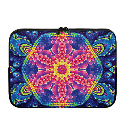 Colorful Psychedelic Kaleidoscope Print Laptop Sleeve