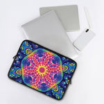 Colorful Psychedelic Kaleidoscope Print Laptop Sleeve
