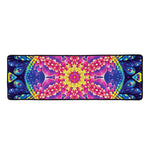 Colorful Psychedelic Kaleidoscope Print Long Kitchen Mat